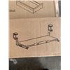 Image 2 : WHITE LOCKABLE UNDER DESK DRAWER, WHITE PULL OUT UNDER DESK DRAWER WITHOUT SHELF AND BLACK CLAMP ON 