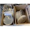 Image 1 : PLASTIC TUBS WITH LIDS AND PLASTIC PLATES