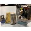 Image 1 : BOX OF AUTOMOTIVE ITEMS AND CRATE OF TOOLS ETC.