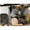 Image 2 : BOX OF AUTOMOTIVE ITEMS AND CRATE OF TOOLS ETC.