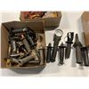 Image 2 : 3 BOXES OF ASSORTED FASTENERS, ELECTRICAL TOOLS AND TESTERS AND MORE