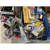 Image 1 : LARGE LOT OF ASSORTED ELECTRICAL CORDS, ADAPTERS AND CABLES