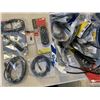 Image 2 : LARGE LOT OF ASSORTED ELECTRICAL CORDS, ADAPTERS AND CABLES