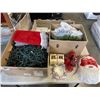 Image 1 : 2 BOXES OF XMAS LIGHTS AND DECORATIONS