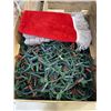 Image 2 : 2 BOXES OF XMAS LIGHTS AND DECORATIONS
