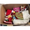 Image 2 : BOX AND BAG OF CHRISTMAS DECORATIONS