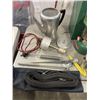 Image 2 : COLEMAN LANTERN IN METAL CASE, OIL LAMP AND COFFEE PERK ETC