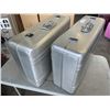 Image 1 : 2 METAL HARDSIDE LUGGAGE