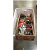 Image 1 : TOTE OF ASSORTED TOOLS ETC