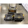 Image 2 : DEWALT TOOLBOXES ON FOUR WHEEL DOLLY CART