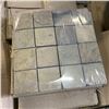 Image 2 : 50 SQFT OF MOSAIC TILE, 3"X3" 1SQ FT PER PIECE, 5SQ FT PER BOX, 10 BOXES TOTAL