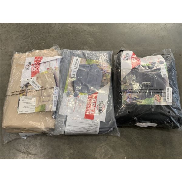 3 GRILLMAN BBQ COVERS