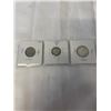 Image 2 : 3 CANADIAN 1930 LOW MINT COINS .925 SILVER