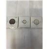 Image 2 : 3 - 1919 CANADIAN KING GEORGE V COINS; 25 CENT AND 10 CENT .925 SILVER WITH LARGE CENT