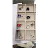Image 2 : TRAY OF ASSORTED SILVER RINGS, NECKLACES ETC.