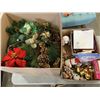 Image 1 : 2 BOXES OF XMAS DECORATIONS