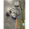 Image 2 : CANTEEN'S, FOLDING SHOVEL, CAMPING STOVE AND LANTERN ETC.