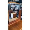 Image 2 : WATERFALL VANITY WITH MIRROR AND STOOL