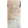 Image 2 : NEW OFFICE CHAIR, GREY WITH GOLD STITCHING