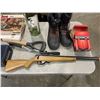 Image 8 : ASSORTED VINTAGE ITEMS, BOARD GAMES, KIDS TOY GUN, SIZE 13 BOOTS ETC