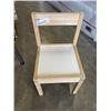 Image 1 : SMALL CHAIR AND BOX OF KIDS DVDS