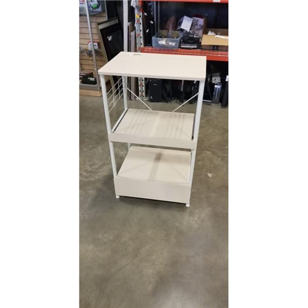 THREE TIER SHELF WITH PULL OUT SHELF