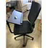 Image 1 : MESH BACK GAS LIFT CHAIR WITH ATTACHED KEYBOARD TRAY