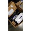 Image 2 : BOX OF POWER CORDS, MOUNTS AND ADAPTERS