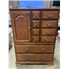 Image 2 : VILAS DRESSER WITH 7 DRAWERS AND CUPBOARD AND NIGHTSTAND
