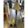Image 1 : FLOOR LAMP AND MATCHING TABLE LAMP