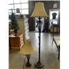 Image 2 : FLOOR LAMP AND MATCHING TABLE LAMP