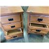 Image 2 : PAIR OF 3 DRAWER NIGHTSTANDS