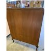 Image 2 : ANTIQUE TEAK CURIO CABINET