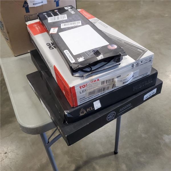 ASSORTED KLIM ITEMS AND DVD PLAYER