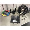 Image 1 : STEERING WHEEL AND PEDAL SET WITH SIMON SAYS GAME