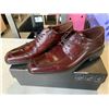 Image 2 : NEW ECCO LEATHER SHOES, BARCELACE RUST COLOR, SIZE 9, RETAIL $249