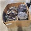 Image 1 : ASSORTED SILVER PLATE SERVING ITEMS AND LIDDED DISHES