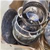 Image 2 : ASSORTED SILVER PLATE SERVING ITEMS AND LIDDED DISHES