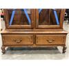 Image 2 : LOCKING TWO PIECE DISPLAY CABINET WITH 2 KEYS
