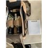 Image 3 : PICNIC BASKET BACKPACK W/ THERMAL STORAGE AREA, 2 PLASTIC WINEGLASSES, CORKSCREW AND SMALL SERRATED 