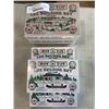 Image 1 : 6 ROY TOY LOG PLAYSETS, 3 SET #9 THE CAMP 37 PIECES EACH AND 3 SET #10 THE FORT - TOTAL RETAIL $138