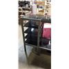 Image 2 : METAL AND GLASS SHELF ENTERTAINMENT UNIT
