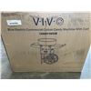 Image 2 : VIVO BLUE ELECTRIC COMMERCIAL COTTON CANDY MACHINE WITH CART