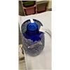 Image 2 : SIGNED COBALT CRYSTAL VASE, J. SIDDORA