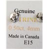 Image 2 : SILVER CITRINE(0.5CT)  EARRINGS