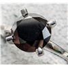 Image 2 : 14K WHITE GOLD 2.29G BLACK DIAMOND 1.7CT  RING (~SIZE 6)