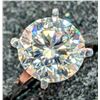 Image 1 : 14K WHITE GOLD 2G MOISSANITE 1.8CT  RING (~SIZE 5.75)