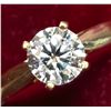 Image 1 : 10K YELLOW GOLD 2.3G LAB DIAMOND 1.05CT  RING (~SIZE 6)
