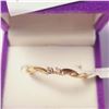 Image 1 : 14K YELLOW GOLD DIAMOND(0.03CT)  RING (~SIZE 6.5) (~WEIGHT 1.3G)