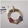 Image 1 : 10K YELLOW GOLD CZ 2.11G   PENDANT